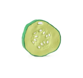 Oli&Carol natural rubber teether CUCUMBER for chewing, bathing, playing