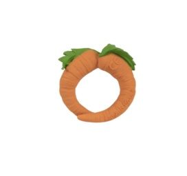 Oli&Carol natural rubber teething toy CARROT for chewing, bathing, playing