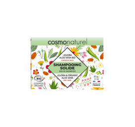 GRAVIER Cosmo Naturel solid shampoo for dry hair with jojoba oil and aloe vera, 85 g