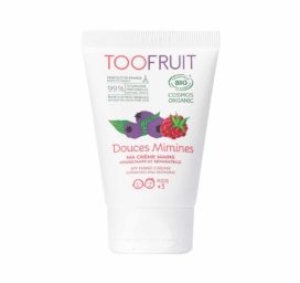 TOOFRUIT restorative and nourishing hand cream for children with raspberry and blueberry, 50 ml