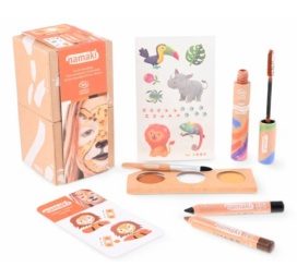 NAMAKI Wildlife set with tattoos, face paints, hair color, and face pencils
