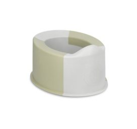 BUUBLA foldable and portable potty, color GREEN-LIGHT GREY