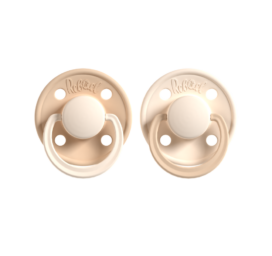 NATURSUTTEN natural rubber pacifiers Dusty Pearly Mouse / Frosty Pearly Lion size 6+ months, 2 pieces per box