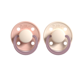 REBAEL natural rubber pacifiers Tornado Pearly Rhino / Frosty Pearly Rhino 0-6 months, 2 pieces per pack