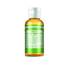 Dr Bronner 18 in1 Green Tea Liquid Soap, 60 ml