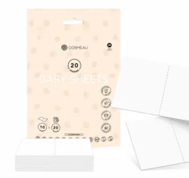 COSMEAU pH neutral biodegradable laundry strips for washing baby clothes, 20 uses