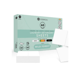 COSMEAU biodegradable laundry strips for washing clothes Wild Forest, 60 uses
