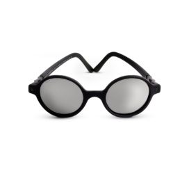 KIETLA Rozz round frame polarized sunglasses with high category 3 protection for ages 4-6, color BLACK