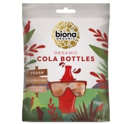 BIONA Organic cola bottle gummies, 75g