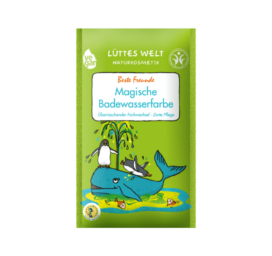 LÜTTES WELT bath crystals with sea salt, changing the watercolor, 90 gr