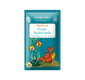 LÜTTES WELT sea salt Brightening popping bath crystals, 80 g