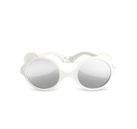 KIETLA baby sunglasses for children aged 1-2 years with screwless and 100% unbreakable frame, UVA and UVB protection, color WHITE ELYSEE
