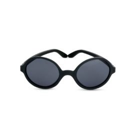KIETLA Rozz screwless, unbreakable round frame 100% UV protection sunglasses for children aged 2-4 years, shade STORM ANTHRACITE