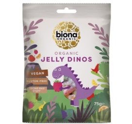 BIONA Organic gummy candies Dinosaurs, 75g