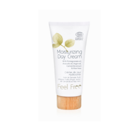 Feel Free moisturizing day cream with aloe vera and argan oil, 50 ml