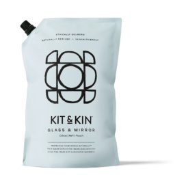 KIT and KIN citrus-scented glass and window cleaner REFILL, 1000 ml