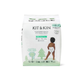 KIT and KIN hypoallergenic latex- and chlorine-free very soft and stretchable pull-up diapers size 8, suitable for 19+ kg, 14 pieces per pack