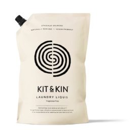KIT and KIN fragrance-free laundry gel 25 washes, 1000 ml