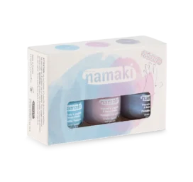 NAMAKI set of three peel-off nail polishes and a file, Frozen Sweets 3*7.5 ml