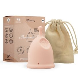 BAMBOOZY medical silicone menstrual cup, size MEDIUM