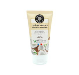 LES PETITS PLAISIRS hand cream with sweet almond oil and squalane, coconut, 75 ml