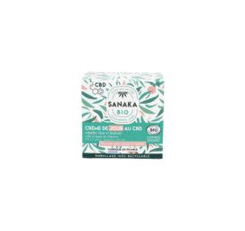 SANAKA organic anti-aging day cream with hyaluronic acid, CBD, and hemp oil, 50 ml