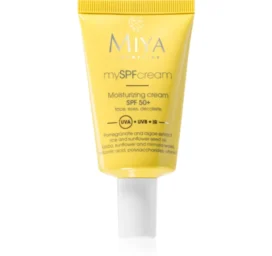MIYA mySPFcream SPF50 mineral moisturizing cream for face, eyes, and décolleté, 40 ml