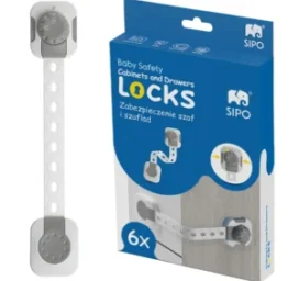 SIPO adjustable cabinet locks, 6 pcs