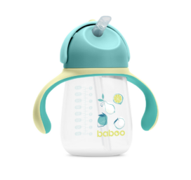 Baboo® silicone straw cup LAGOON FIESTA, 260ml