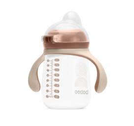 Baboo® Silicone Spout Cup CACAO, 260ml