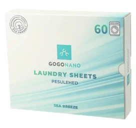GOGONANO Biodegradable Laundry Strips Sea Breeze, 60pcs