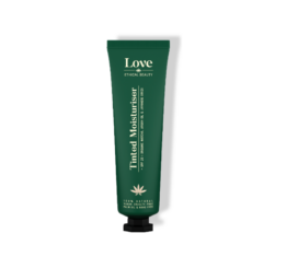LOVE ETHICAL BEAUTY Naturally Tinted Moisturizing Cream SPF25 with Organic Argan Oil, Green Tea Extract and Japanese Rice Oil, shade Porcelain, 30g