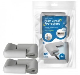SIPO children's foam protectors for glass surfaces, 4 pcs