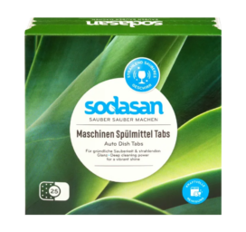 SODASAN phosphate-free dishwasher tablets, 25 pcs
