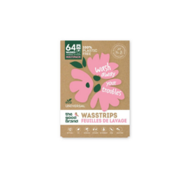 THE GOOD BRAND biodegradable Laundry Strips with fresh floral scent, 64 washes