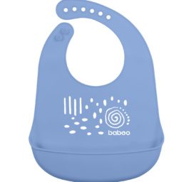Baboo® silicone bib, Blue Haze