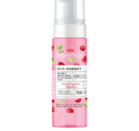 BIELENDA ECO SORBET moisturizing and soothing micellar cleansing foam with raspberry extract and hyaluronic acid, 150ml