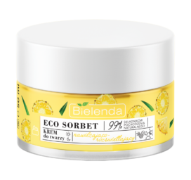BIELENDA ECO SORBET moisturizing and Brightening face cream Pineapple, 50ml
