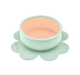 Baboo® strong suction silicone bowl, Peachy Keen