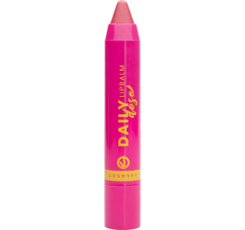 DAILY DOSE Nourishing and moisturizing lip balm with castor oil and shea butter, shade Yummy