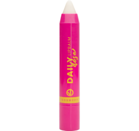 DAILY DOSE Nourishing and moisturizing lip balm with castor oil and shea butter, shade ARI