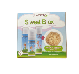 AZETABIO GIFT SET organic nurturing baby cream, body and hair wash, and protective diaper cream + gift