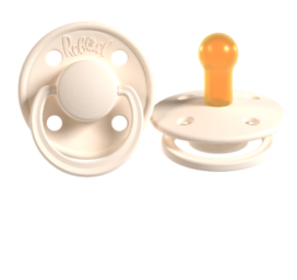 REBAEL Natural Rubber Pacifier Champagne 0-6 months, 1 piece