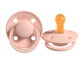 REBAEL Natural Rubber Pacifier Baby Blush 0-6 months, 1pc
