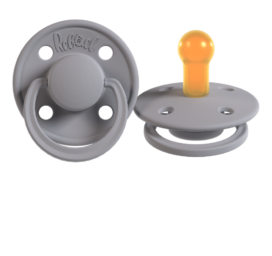 REBAEL natural rubber pacifier Pewter 0-6 months, 1pc