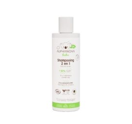 ALPHANOVA BEBE gentle tear-free shampoo for preventing and removing cradle cap with soothing chamomile and orange blossom scent, 200ml