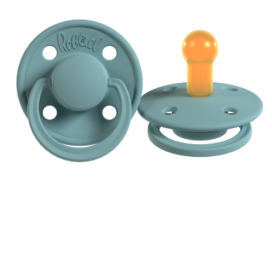 REBAEL natural rubber pacifier Powder 0-6 months, 1pc