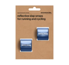 BOOKMAN URBAN VISIBILITY clip-on reflector 2 pcs per pack, color BLUE