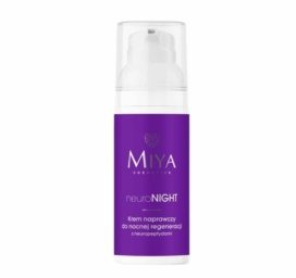 MIYA restorative and smoothing night cream with neuropeptides and blackcurrant oil, 50ml