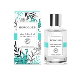 BERDOUES Sunny and addictive ylang flower and Fleur de Sel (salt flower) eau de toilette, 100ml